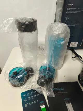 Cecotec Batidora de Vaso Individual Power Titanium