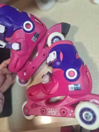 Patines rosas talla 28-30