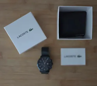 Reloj Lacoste Negro Malla