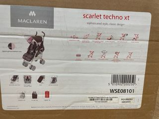 Silleta MacLaren Scarlet Techno XT marron/rosa