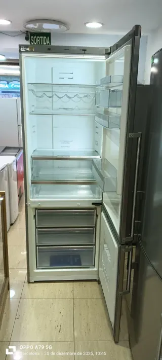 Nevera Combi SIEMENS  Acero Inoxidable No Frost A+