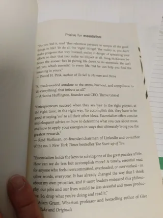Essentialism: The Disciplined Pursuit of Less