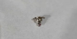 Charm Niña con Oso y Corazón Pulsera Pandora plata