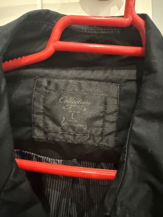 Trench Stradivarius mujer negro