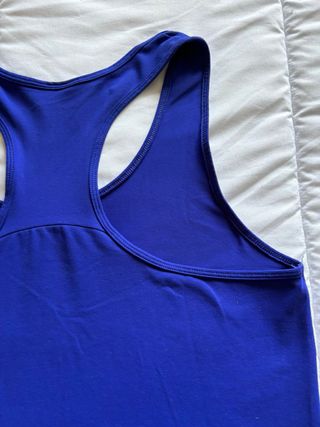 Camiseta tirantes azul Domyos