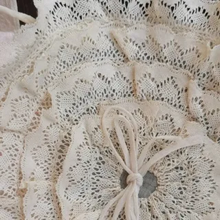 Bolso de fiesta/boda encaje beige