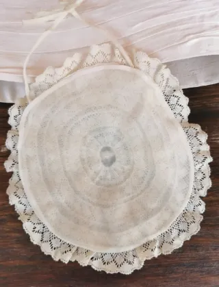 Bolso de fiesta/boda encaje beige