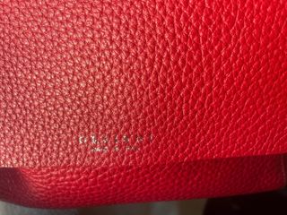 Borsa Orciani Rossa Pelle Granata