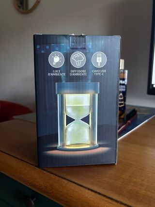 Umidificatore a Clessidra Luminosa