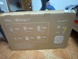 Televisión TCL 43 4K HDR Google TV