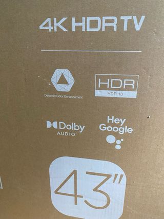 Televisión TCL 43 4K HDR Google TV
