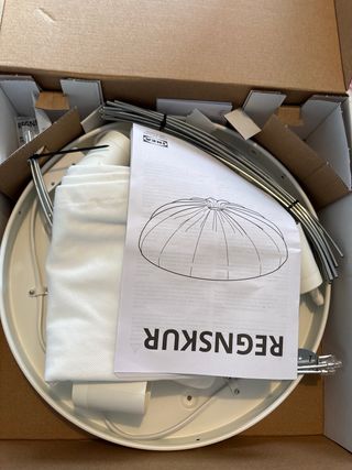 2 Lámparas Techo REGNSKUR IKEA 48cm