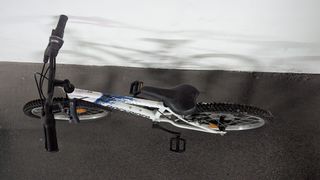 Bicicleta Rockrider B-Twin 20 Blanca