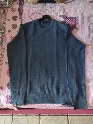 Jersey de punto azul