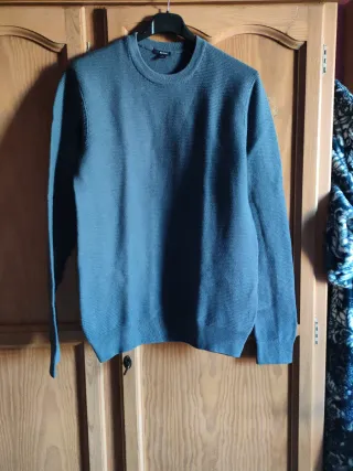 Jersey de punto azul