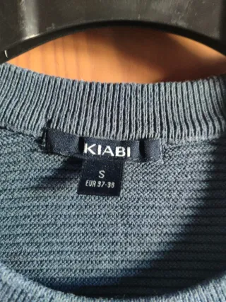 Jersey de punto azul