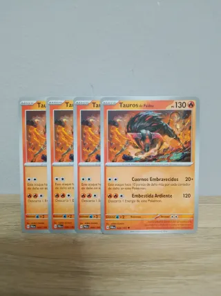Pokémon Playset x4 Tauros de Paldea