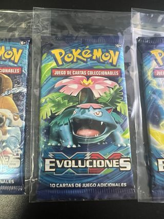 Sobres Pokémon Evoluciones (3 unidades)