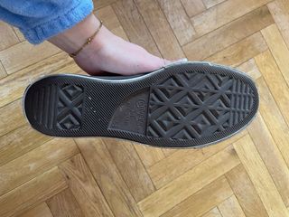 Converse plataforma blancas