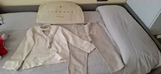 Traje de comunión niño COCONUT beige talla 10 140c