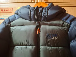 Chaqueta Superdry Puffer Capucha Bloque Color