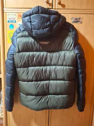 Chaqueta Superdry Puffer Capucha Bloque Color
