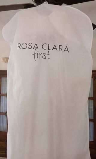 Vestido Comunión Rosa Clará Blanco y Rosa