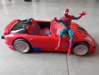 Coche Spiderman con Muñeco