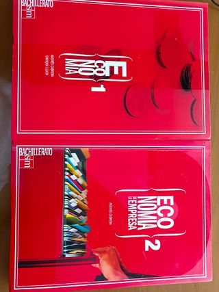 Varios libros Economía Bachillerato y ESO