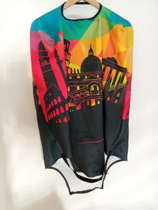 Funda de maleta con diseño geométrico