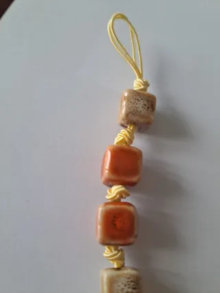 Portachiavi gatto fortunato ceramica