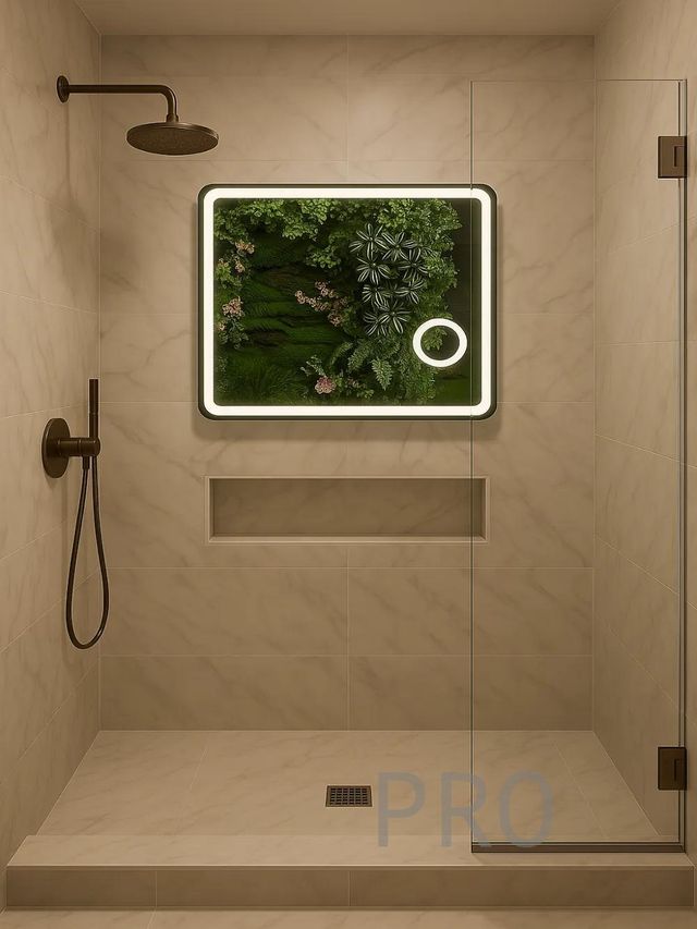 Espejo LED Táctil Cuadrado modelo 2001