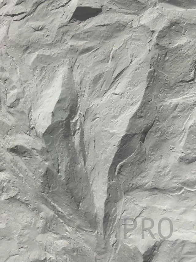 Paneles de piedra PU Mural Wall Blanco