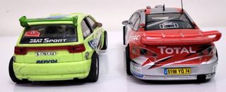 Coches Scalextric Seat Ibiza Kit , Peugeot 307 WRC