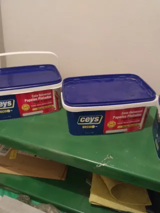 3 botes de Cola Universal Ceys Papel Pintado 2,5L