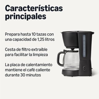 NUEVO - Cafetera Amazon Basics Vidrio