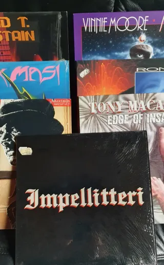 Lote Vinilos Heavy Hard Guitar Heroes