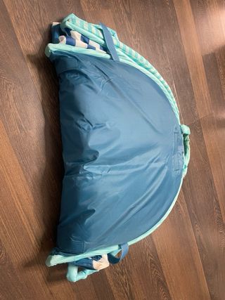 Cuna de viaje para bebé con mosquitera. Cuna playa