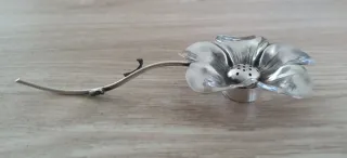 Fiore in Argento 800 Massiccio