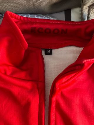 Maillot Ciclismo ECOON Negro y Rojo