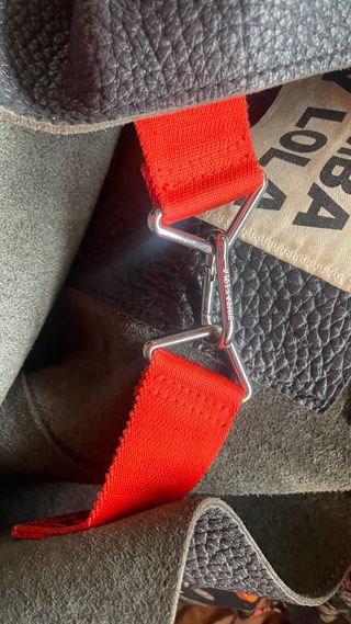 Bolso Tote BIMBA Y LOLA Negro y Rojo