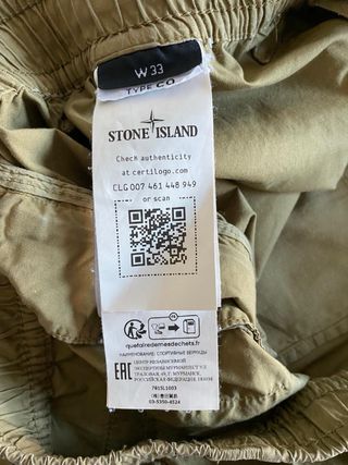Bermuda Cargo Stone Island Verde Oliva