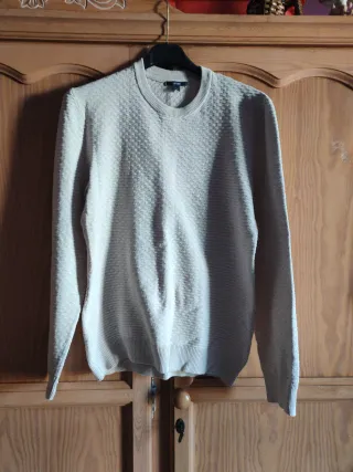 Jersey de punto beige