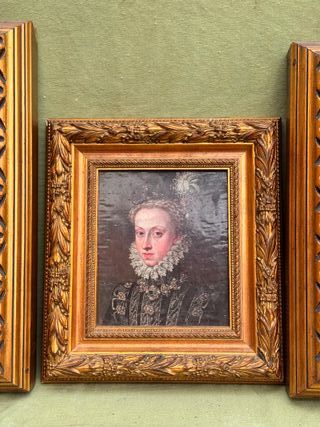 3 Cuadros Clásicos láminas decorativas con Marco