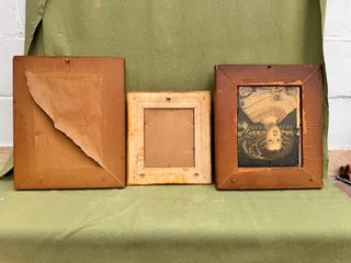 3 Cuadros Clásicos láminas decorativas con Marco