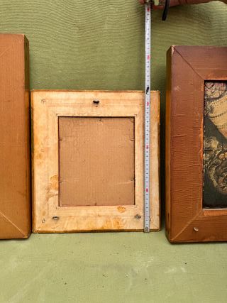 3 Cuadros Clásicos láminas decorativas con Marco