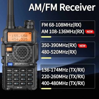 Radio Baofeng M5R Banda Aerea AM