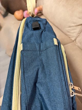 Mochila Convertible Cambiador Azul