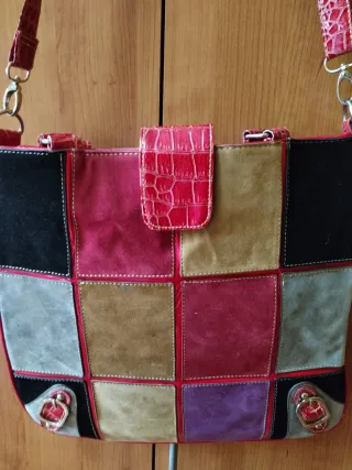 Bolso patchwork multicolor