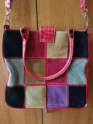 Bolso patchwork multicolor